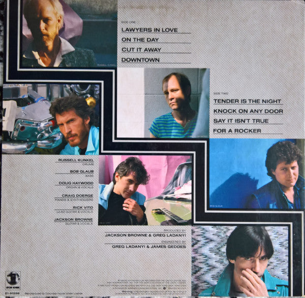 Jackson Browne : Lawyers In Love (LP, Album, Club, Car)