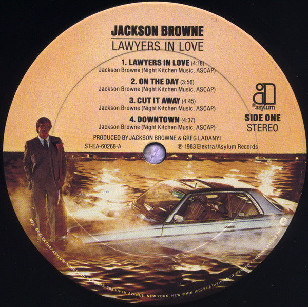 Jackson Browne : Lawyers In Love (LP, Album, Club, Car)