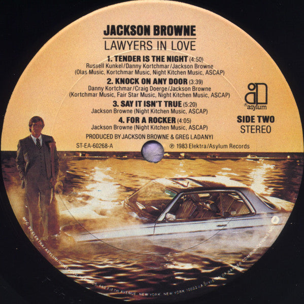 Jackson Browne : Lawyers In Love (LP, Album, Club, Car)