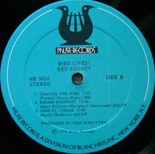 Red Rodney : Bird Lives! (LP, Album, PR )