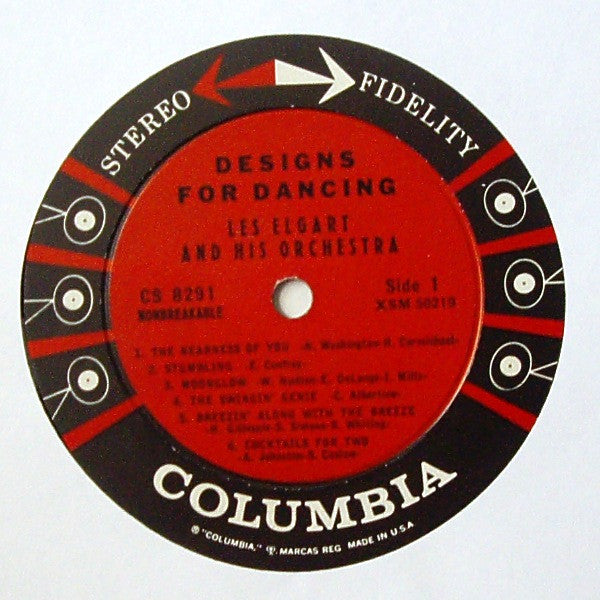 Les Elgart And His Orchestra : Designs For Dancing (LP, Album)