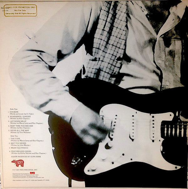 Eric Clapton : Slowhand (LP, Album, Promo)