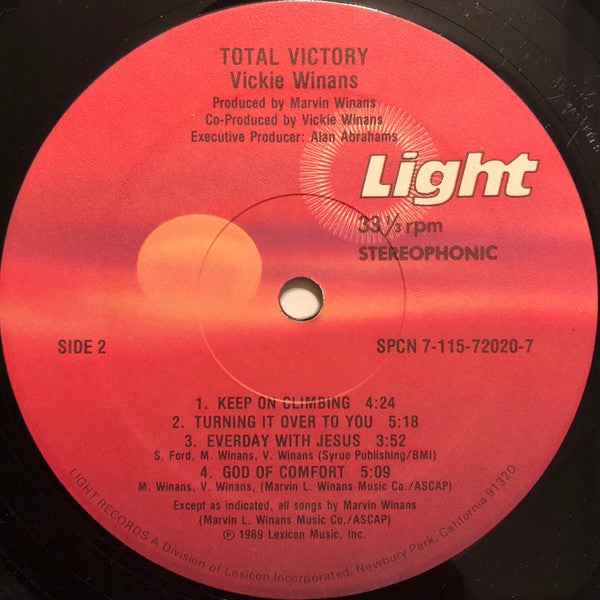 Vickie Winans : Total Victory (LP, Album)