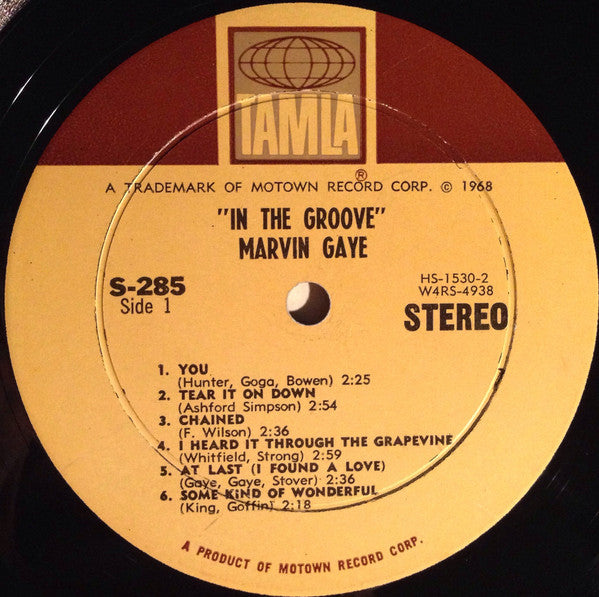 Marvin Gaye : In The Groove (LP, Album, Hol)