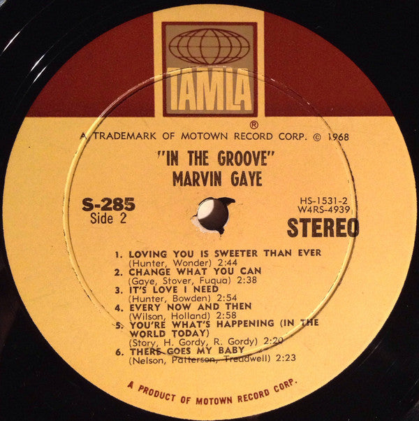 Marvin Gaye : In The Groove (LP, Album, Hol)