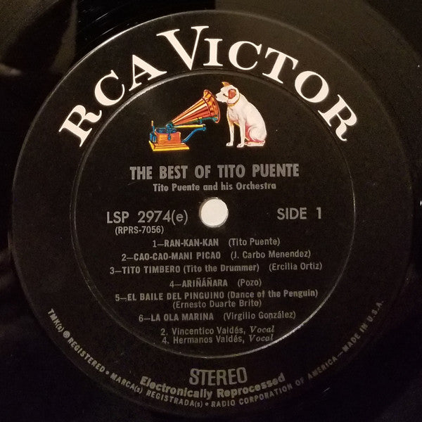 Tito Puente : The Best Of Tito Puente (LP, Comp)