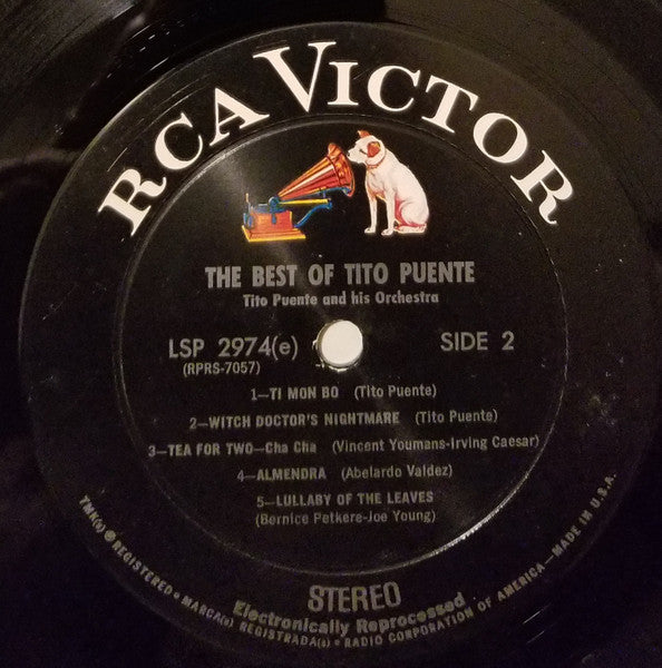 Tito Puente : The Best Of Tito Puente (LP, Comp)