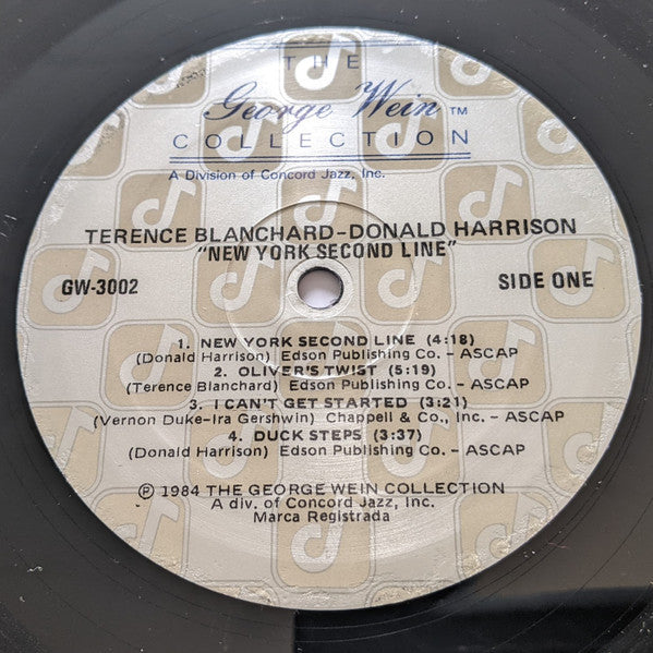 Terence Blanchard / Donald Harrison : New York Second Line (LP)