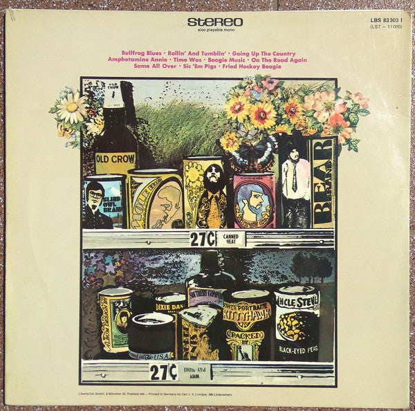 Canned Heat : The Canned Heat Cook Book (The Best Of Canned Heat) (LP, Comp, Gat)