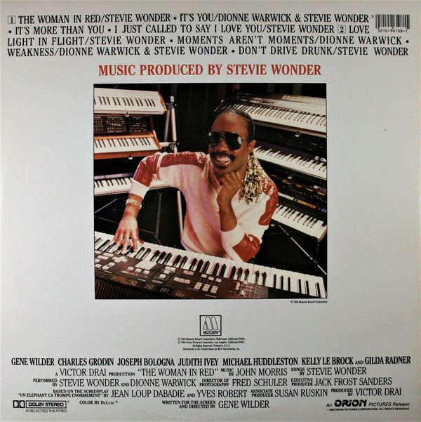 Stevie Wonder : The Woman In Red (Selections From The Original Motion Picture Soundtrack) (LP, Album)