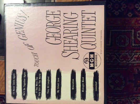 The George Shearing Quintet : Touch Of Genius! (4x7", Album + Box)