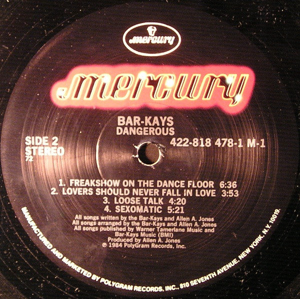 Bar-Kays : Dangerous (LP, Album, PRC)