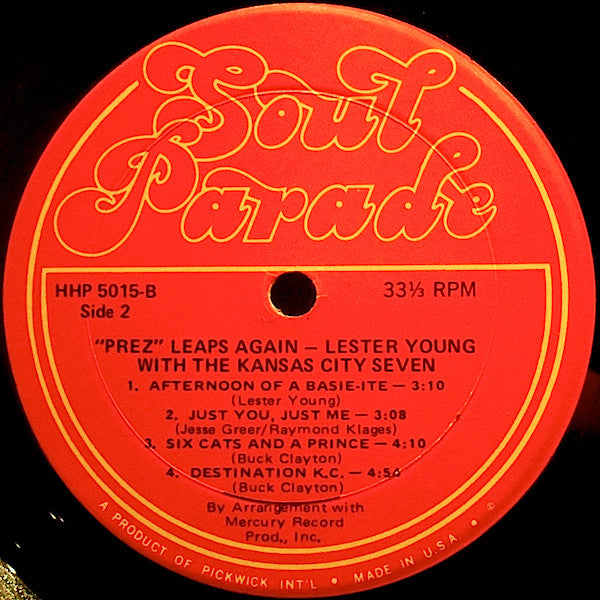 Lester Young With The Kansas City Seven* : "Prez" Leaps Again (LP, Mono)