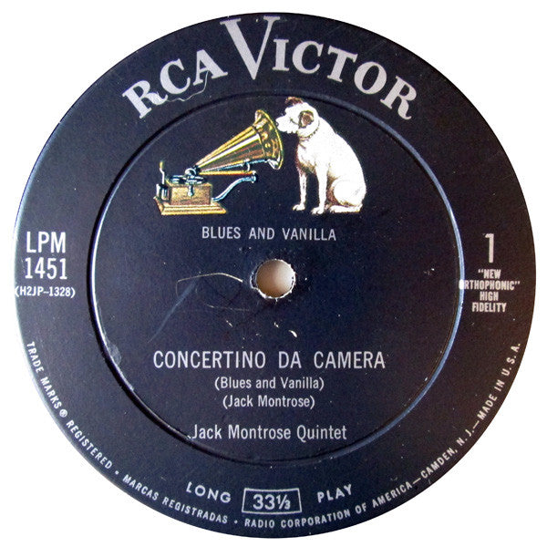 The Jack Montrose Quintet, Red Norvo : Blues And Vanilla (LP)