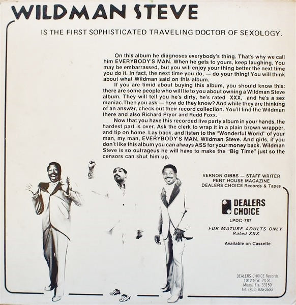 Wildman Steve (2) : Everybody's Man (LP)