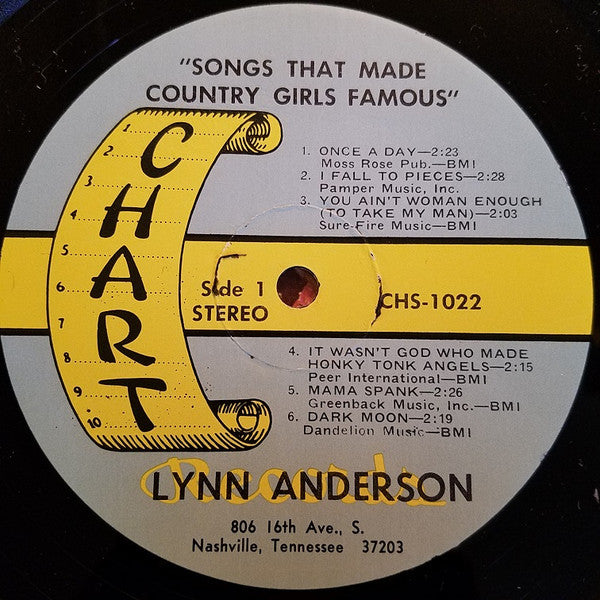 Lynn Anderson : Songs That Made Country Girls Famous (LP, Album)