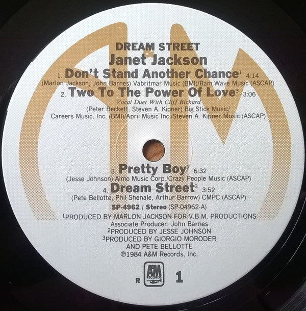 Janet Jackson : Dream Street (LP, Album, Ind)