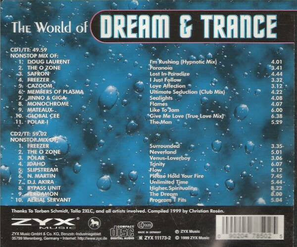 Various : The World Of Dream & Trance (2xCD, Comp, Mixed)