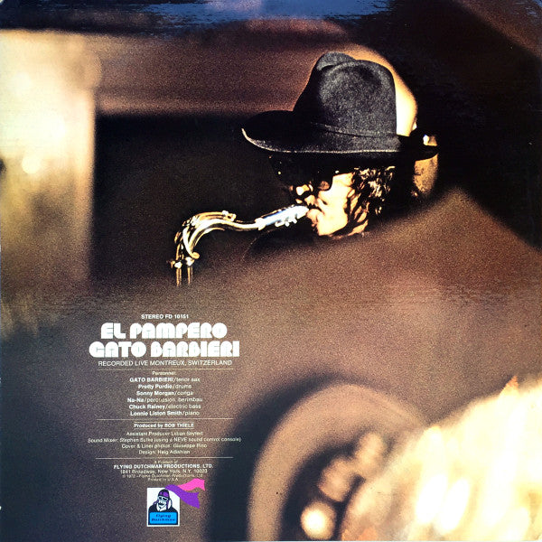 Gato Barbieri : El Pampero (LP, Album, Promo)