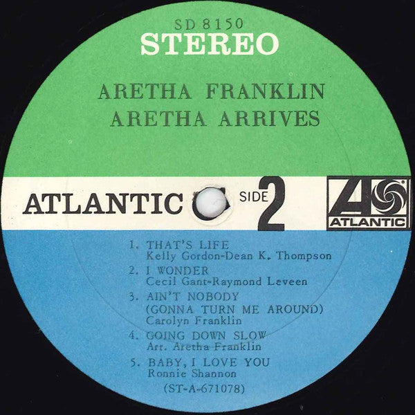 Aretha Franklin : Aretha Arrives (LP, Album, Kee)