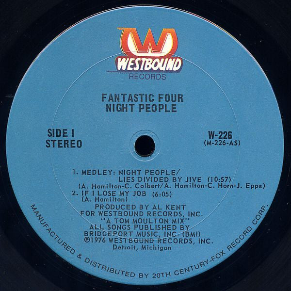 Fantastic Four : Night People (LP, Album, Ter)