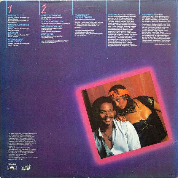 Peaches & Herb : 2 Hot! (LP, Album, Club, Col)