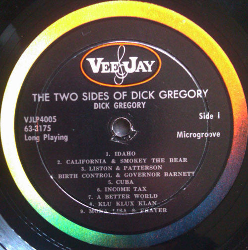 Dick Gregory : The Two Sides Of Dick Gregory (LP, Album)