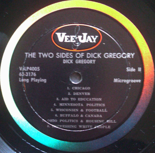Dick Gregory : The Two Sides Of Dick Gregory (LP, Album)