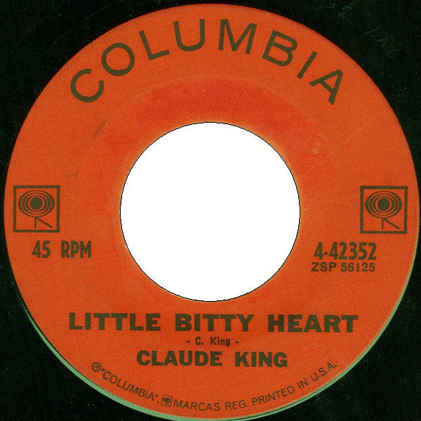 Claude King (2) : Wolverton Mountain (7", Single, Styrene, Ora)