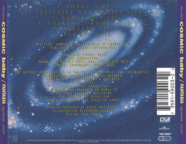 Cosmic Baby : Fantasia (CD, Maxi)
