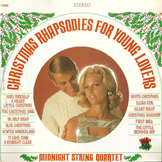Midnight String Quartet : Christmas Rhapsodies For Young Lovers (LP, Album)