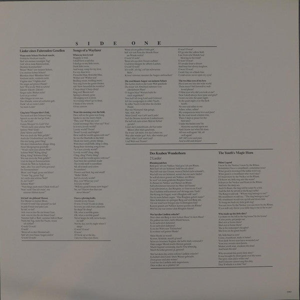 Frederica von Stade, London Philharmonic Orchestra, Andrew Davis - Mahler* : Songs Of A Wayfarer / Rückertlieder / Two Songs From Des Knaben Wunderhorn (LP, Album)