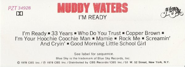 Muddy Waters : I'm Ready (Cass, Album)