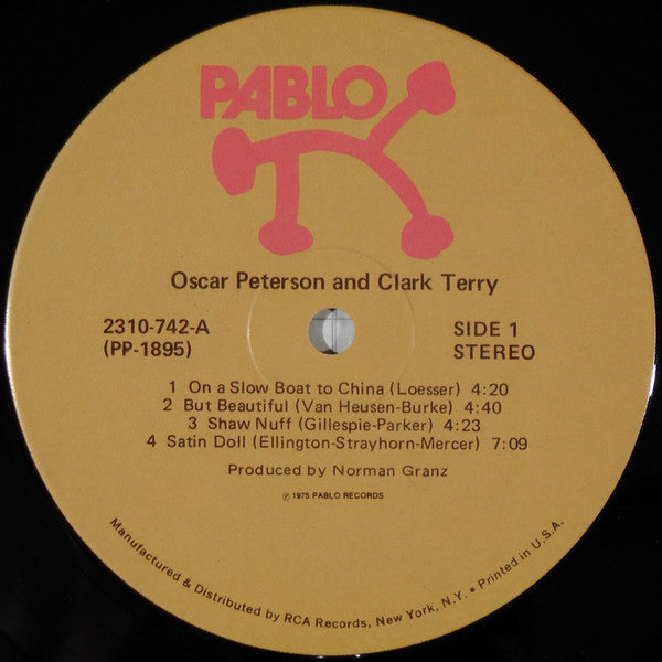 Oscar Peterson & Clark Terry : Oscar Peterson & Clark Terry (LP, Album, Ind)