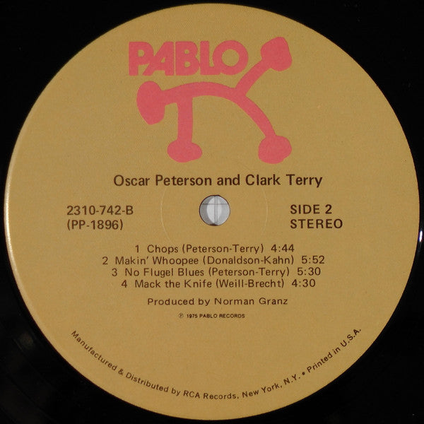 Oscar Peterson & Clark Terry : Oscar Peterson & Clark Terry (LP, Album, Ind)