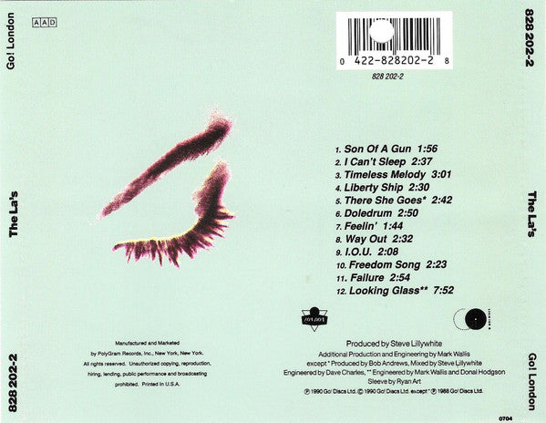 The La's : The La's (CD, Album)
