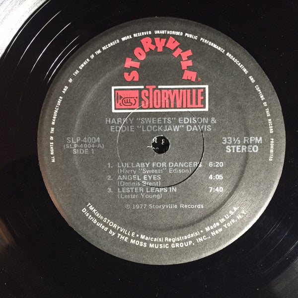 Eddie "Lockjaw" Davis, Harry "Sweets" Edison*, John Darvilles Quartet With Kenny Drew : Vol. 1 (LP, Album)
