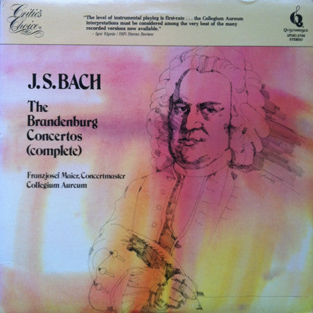 J. S. Bach*, Franzjosef Maier : The Brandenburg Concertos (Complete) (2xLP)