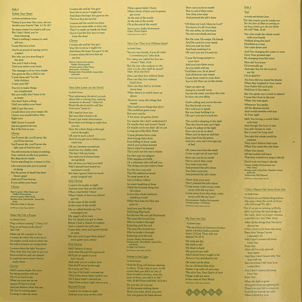 Keith Green (2) : No Compromise (LP, Album, Gat)