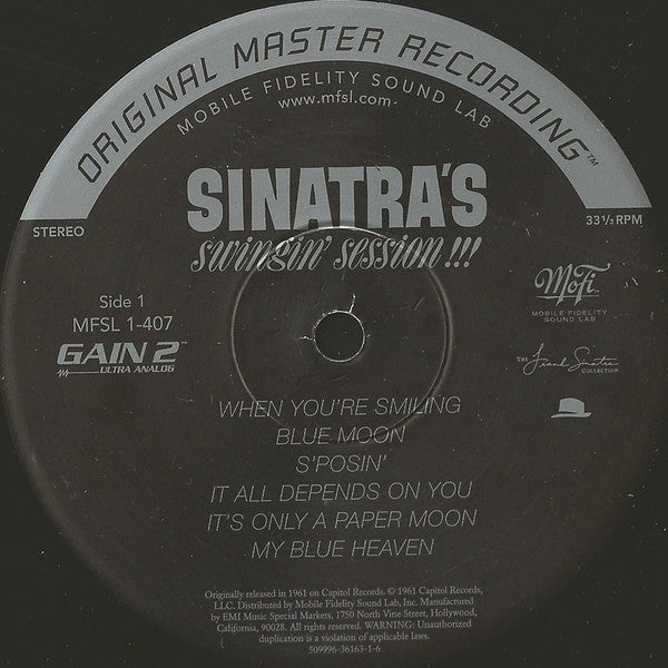 Frank Sinatra : Sinatra's Swingin' Session!!! (LP, Album, Ltd, Num, RE, RM, 180)