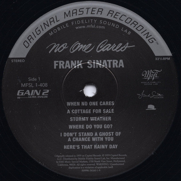 Frank Sinatra : No One Cares (LP, Album, Ltd, Num, RM, 180)