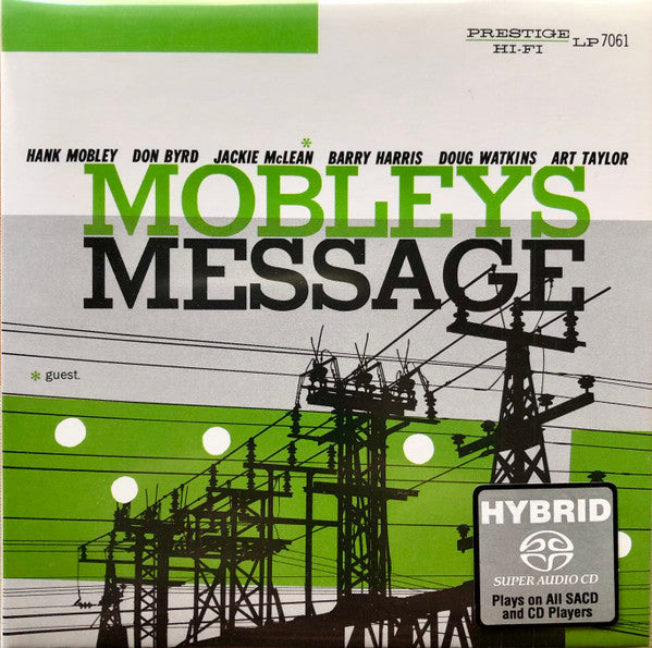 Hank Mobley : Mobley's Message (SACD, Hybrid, Album, Mono, RE, RM)