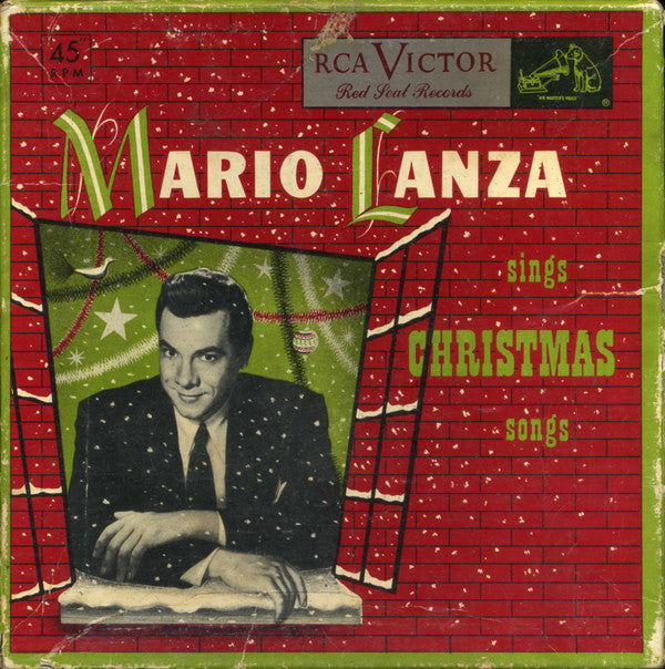 Mario Lanza : Mario Lanza Sings Christmas Songs (4x7", Mono, Red + Box, Album)