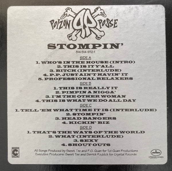 Poizon Posse : Stompin' (2x12", Album)