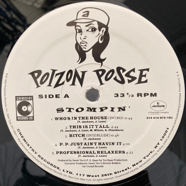 Poizon Posse : Stompin' (2x12", Album)