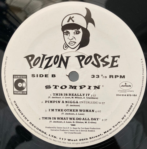Poizon Posse : Stompin' (2x12", Album)