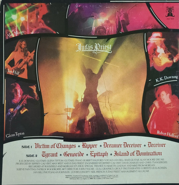 Judas Priest : Sad Wings Of Destiny (LP, Album, RE)