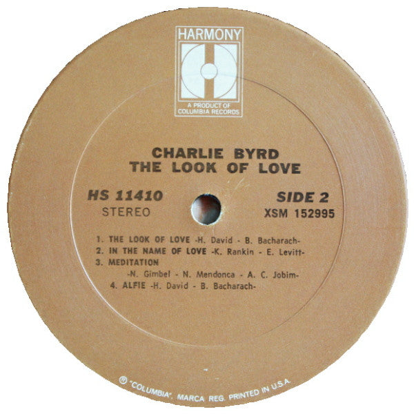 Charlie Byrd : The Look Of Love (LP, Comp)