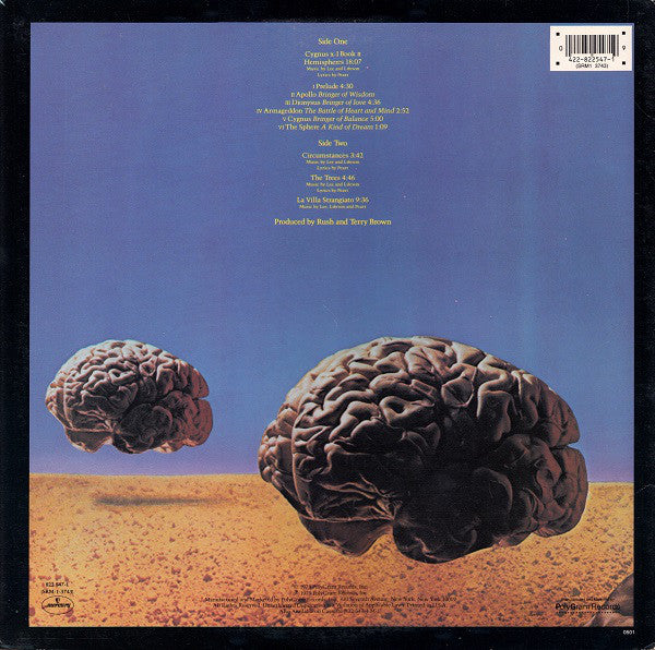 Rush : Hemispheres (LP, Album, RE)