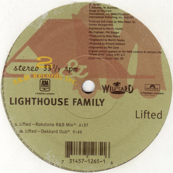 Lighthouse Family : Lifted (Club Mixes) (12")